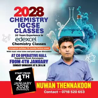 Edexcel IGCSE and IAL chemistry class