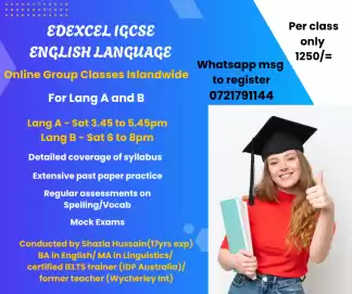 EDEXCEL IGCSE LANG A & B GROUP CLASSES