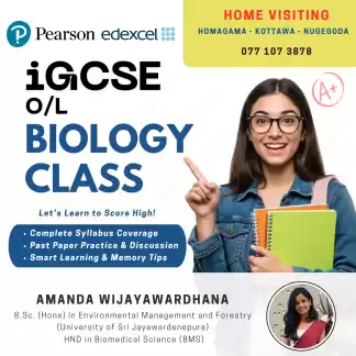 Edexcel iGCSE O/L - Biology | Home Visiting Class