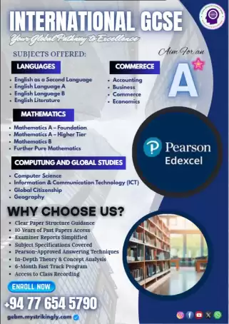 Edexcel IGCSE O Level