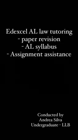 Edexcel International Advance Level - Law