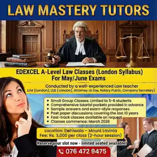 Edexcel Law Advanced Level classes
