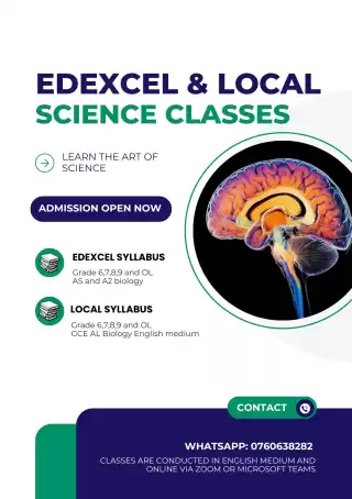 EDEXCEL & LOCAL SCIENCE