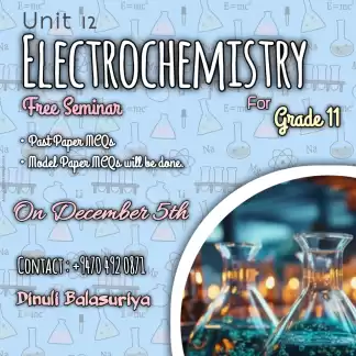 Electrochemistry free seminar