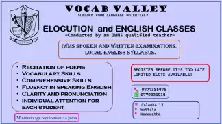 ELOCUTION AND ENGLISH