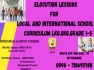 ELOCUTION /ENGLISH  ASSISTANCE TO KIDS - LOCAL & INTERNATIONAL  CURRICULUM 