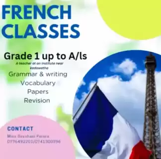 Embark on a French Language Journey from Grade 1 to G.C.E. A/Ls! Embark on a French Language Journey from Grade 1 to G.C.E. A/Ls!