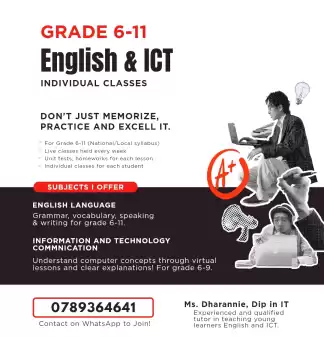 ENGLISH AND ICT GRADE 6 - 11