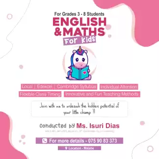English and Maths for kids