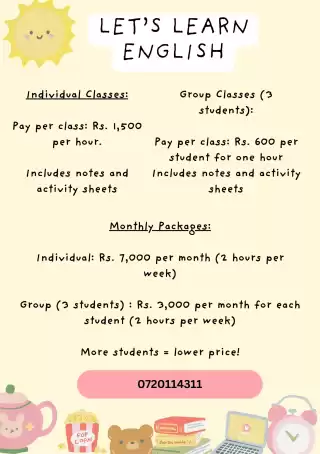 ENGLISH CLASS FOR ALL