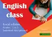 English class for grade 1/2/3