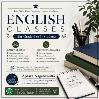 English Class (Grade 6-11)