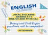 English Class- Local Syllabus- Grades 6-11
