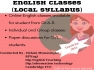 English classes available for Local Syllabus students