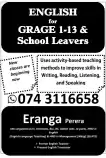 English Classes for 1-13 and School Leavers