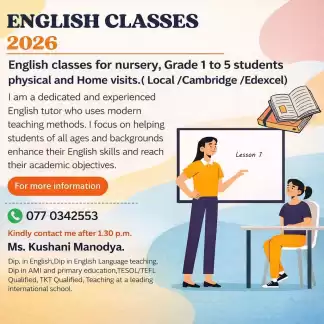 English Classes for Cambridge/Edexcel and Local syllabus Students