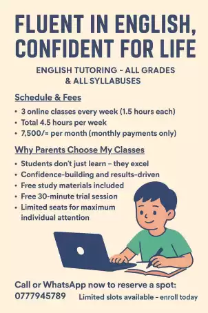 English Classes for Everyone!