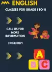 English Classes for Grade 1 to 11