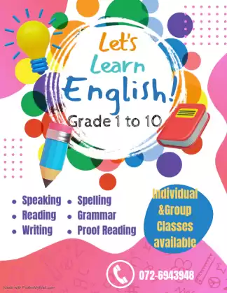 English Classes for Grade 5