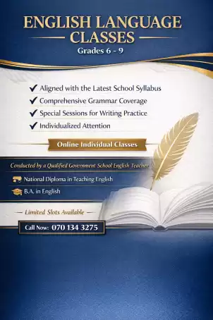 English Classes for grade 6-9