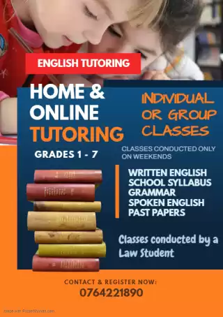 English Classes for Kids – From Preschool & Grade 1 - 7