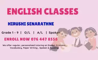 English Classes From Grade 1 to Grade 13