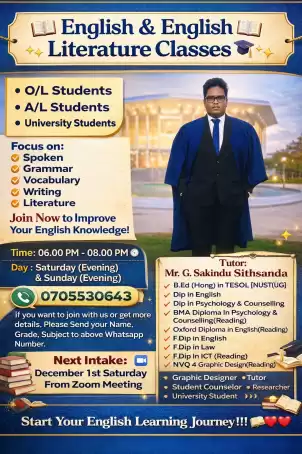 English & English Literature Online Classes