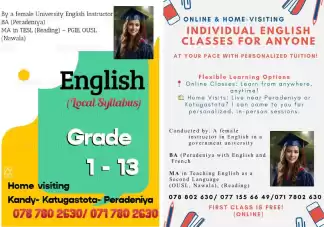 English for Grade 1-13 Students and for Adults