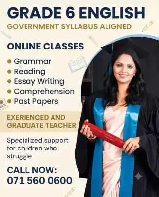 English for grade 6 students
