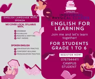 ENGLISH FOR LEARNING
