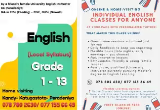 English for School Students and Adults