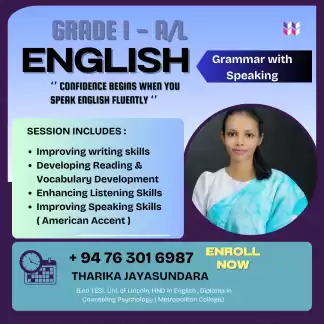 English Grade 1 - A/L classes