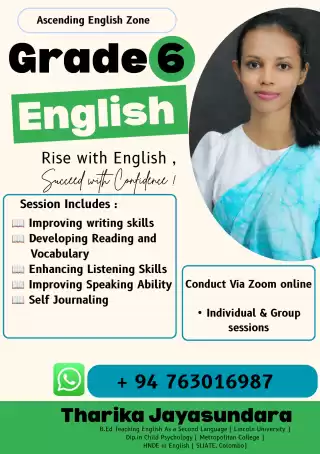English Grade 6 - 5න් 6ට යන දරුවන් සදහා