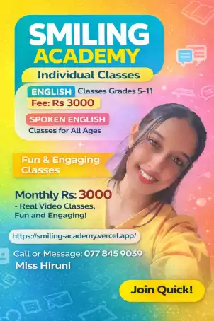 English Individual classes -Smiling academy