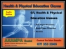 English language and Health and Physical Education 