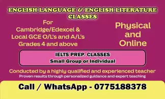 English Language and Literature