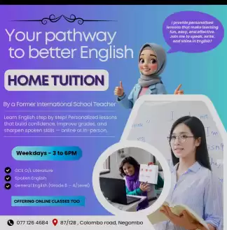 English language and literature tuition