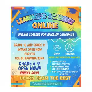 ENGLISH LANGUAGE CLASSES ONLINE