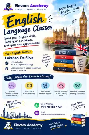 🇬🇧 English Language Classes with Elevora Academy – Improve Your Skills and Confidence!