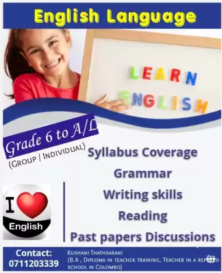 English Language for Grade 6 to A/l