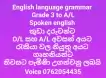 English Language grade 6 to 11 and spoken english for kids and adulw