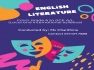 English Literature class for GCE A/L (Online and Physical)