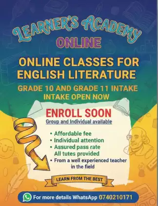 English literature classes
