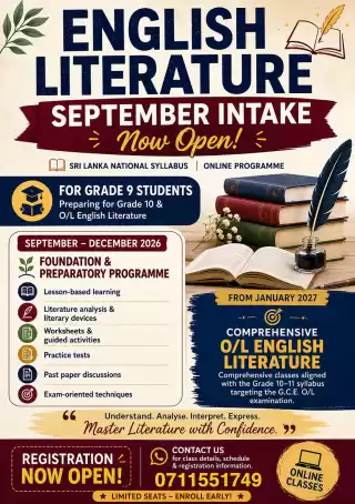 English Literature Classes