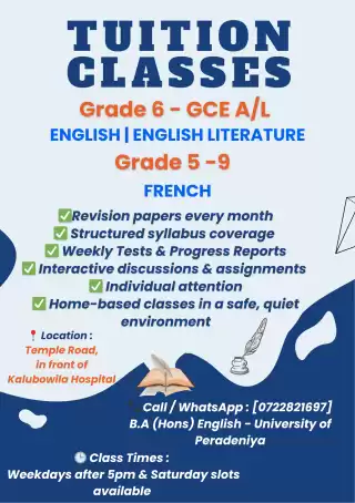 English Literature for National/ Edexcel and Cambridge curriculum students