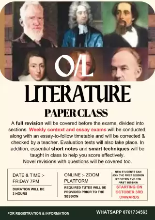 English literature OL paper class