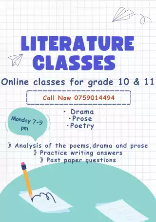 English literature OL poetry and novel