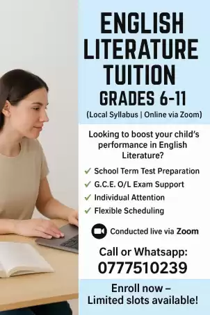 English Literature Support for Local Syllabus – Limited Slots!