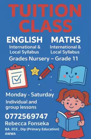 English & Maths classes