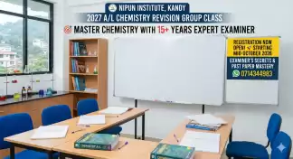 English medium 2027AL chemistry paper and revision classes